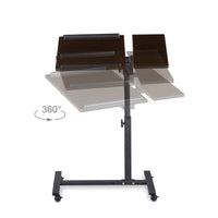 Tavolo per laptop netbook con rotelle 2013098