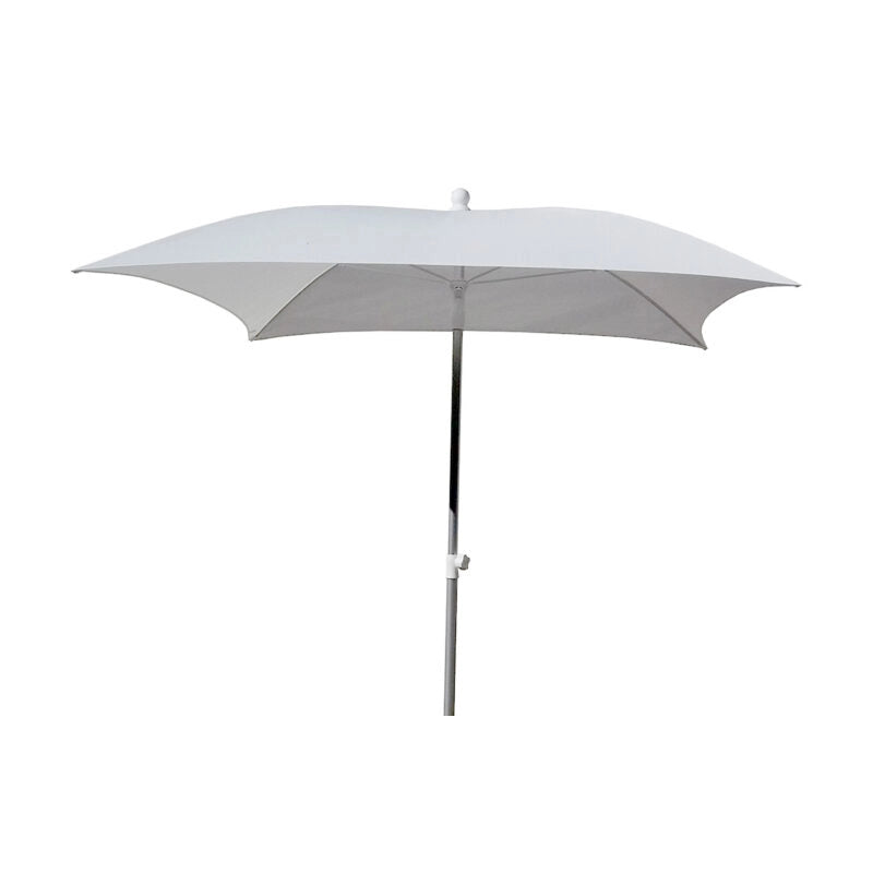 Ombrellone a palo centrale Superalux Quad 200x200 - Bianco