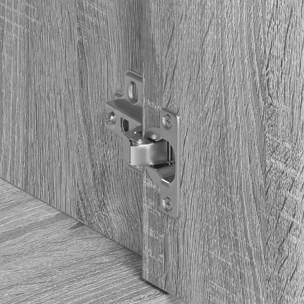 Credenza Grigio Sonoma 88x30x70 cm in Legno Ingegnerizzato 815367