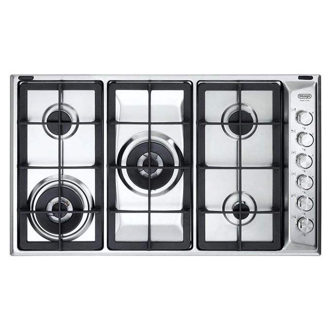 De’Longhi PLI 59D GHD piano cottura Acciaio inossidabile Da incasso 86 cm Gas 5 Fornello(i)