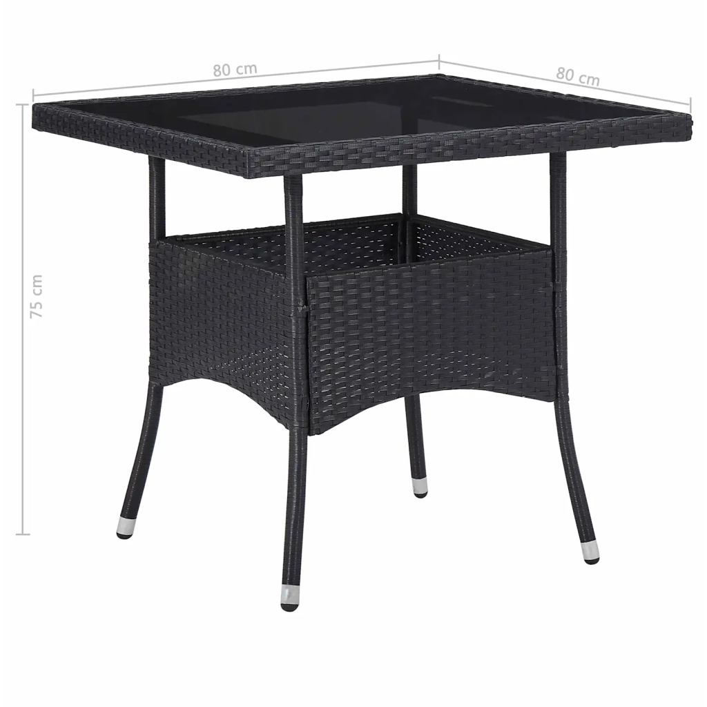 Set di Mobili 5 pcs Nero