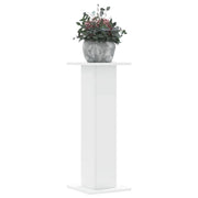 Supporti per Piante 2 pz Bianchi 30x30x80 cm Legno Multistrato