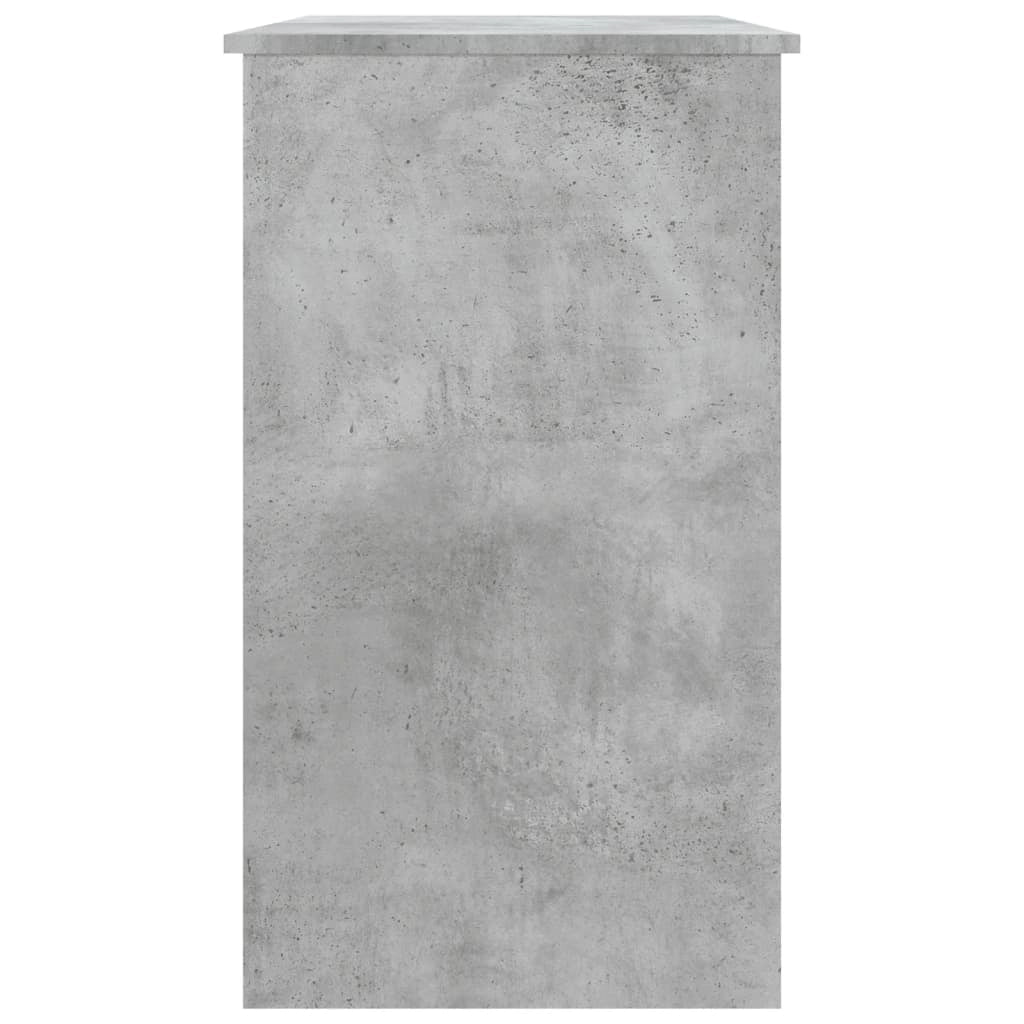 Scrivania tavolo postazione di lavoro mobile per computer studio 90 x 45 x 76 cm legno ingegnerizzato grigio 02_0023849