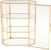 Organizzatore per trucco a 3 livelli in vetro - Cassetto multifunzionale per gioielli e decorazione da tavolo da trucco - 21,5 x 16,5 x 10 cm