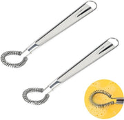 Set di protezione per mani (4 pezzi) - Guardia per mano in acciaio inossidabile - Piccola garza manuale a spirale per caffè, salse, panna, latte, mescolare, cucinare, cuocere e mescolare