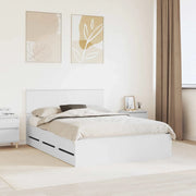 Struttura del letto Bianco 140 x 190 cm Legno Ingegnerizzato