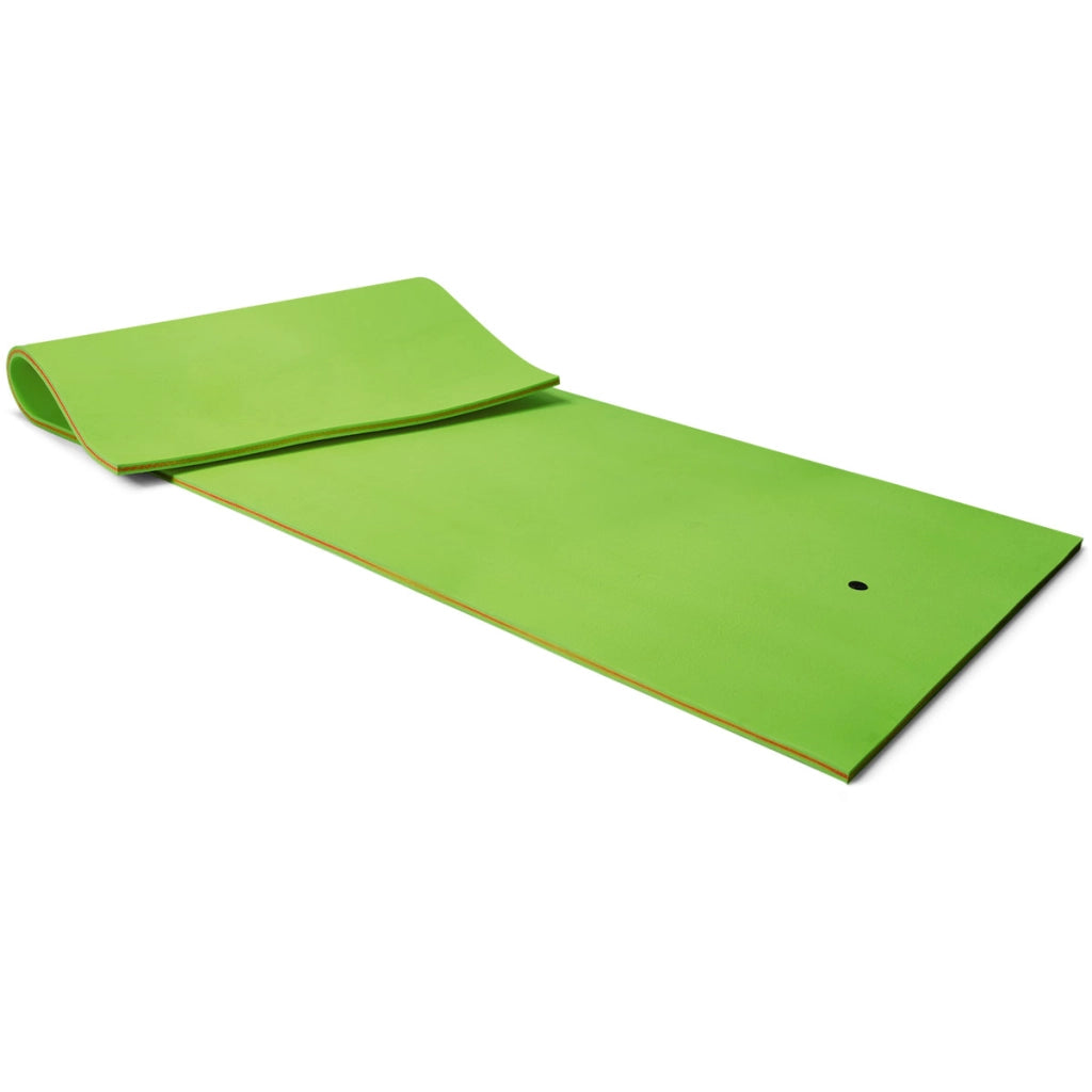 Tappetino galleggiante acquatico resistente a strappi, Tappetino galleggiante con dispositivo di ormeggio Verde-Nuotare