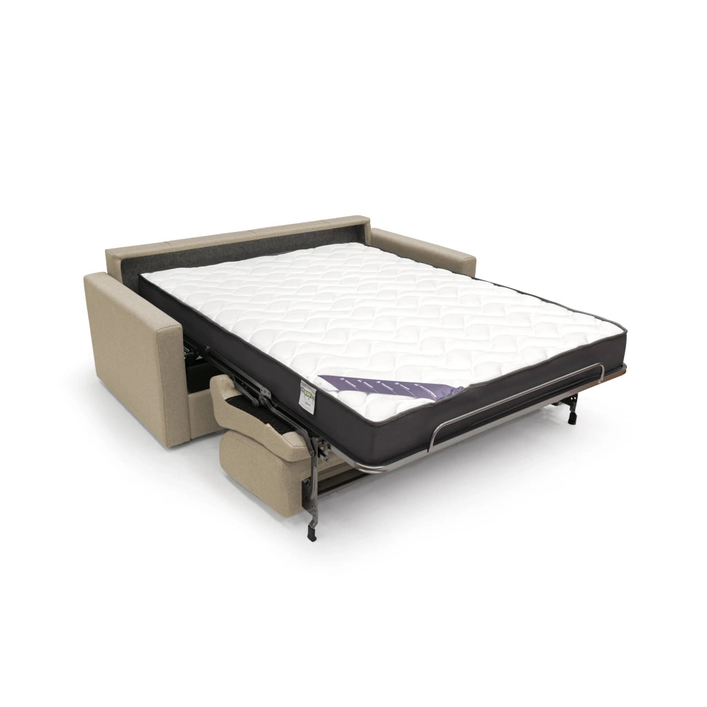 Chris Divano letto matrimoniale tessuto impermeabile 186 cm beige