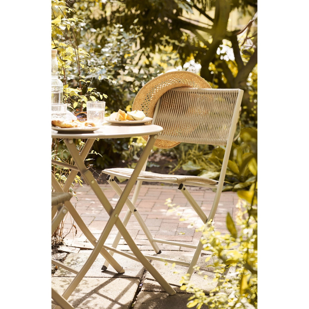 Set di 3 Mobili da Giardino Arcas, Marrone, Metallo, 60x60x71 cm