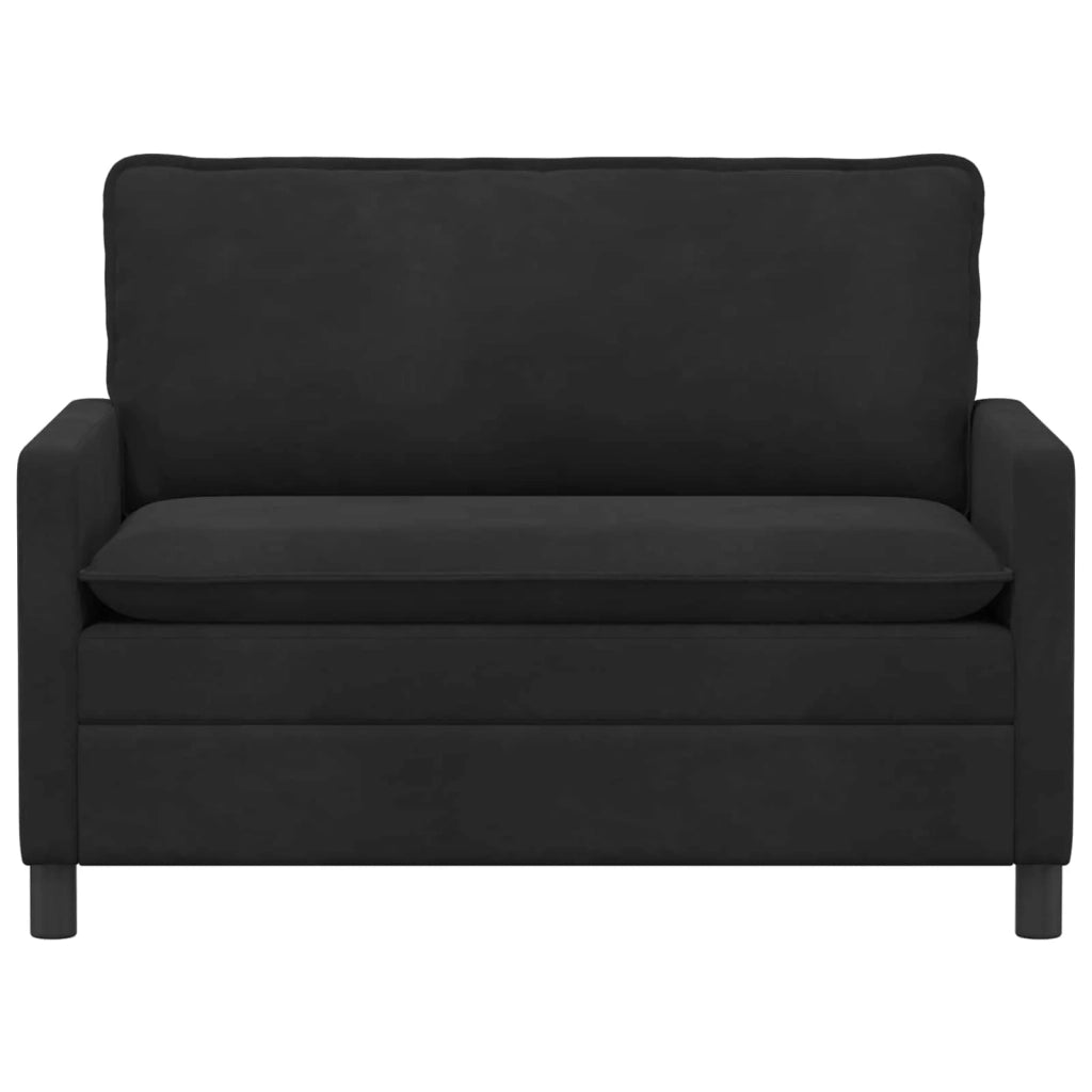 Divano Nero 126 x 81 x 87,5 cm Velluto 42028802