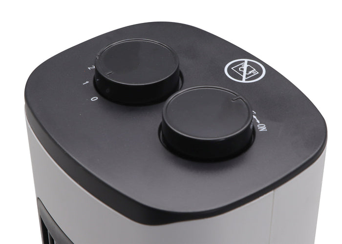 Stufa Elettrica ad Infrarossi 23x23x61,5 cm 800W Moel Maui 840C Bianca