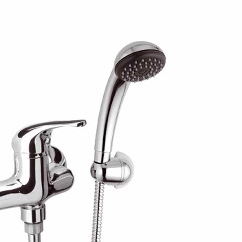 Miscelatore serie 100 per doccia con interasse 10 cm e kit doccia