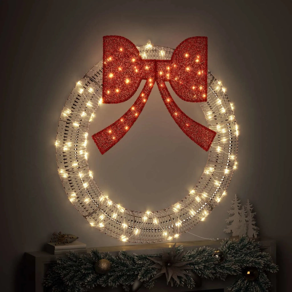 Ghirlanda con 150 LED Bianco caldo 121 x 121 x 10 cm PET