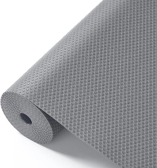 Tappeti antiscivolo per pavimenti - Tappeto antiscivolo per tavoli - Tappeti per carrello - Protezione per mobili - Impermeabile e oleoresistente - Tappeti per carrello - 500*45 cm - EVA - Grigio
