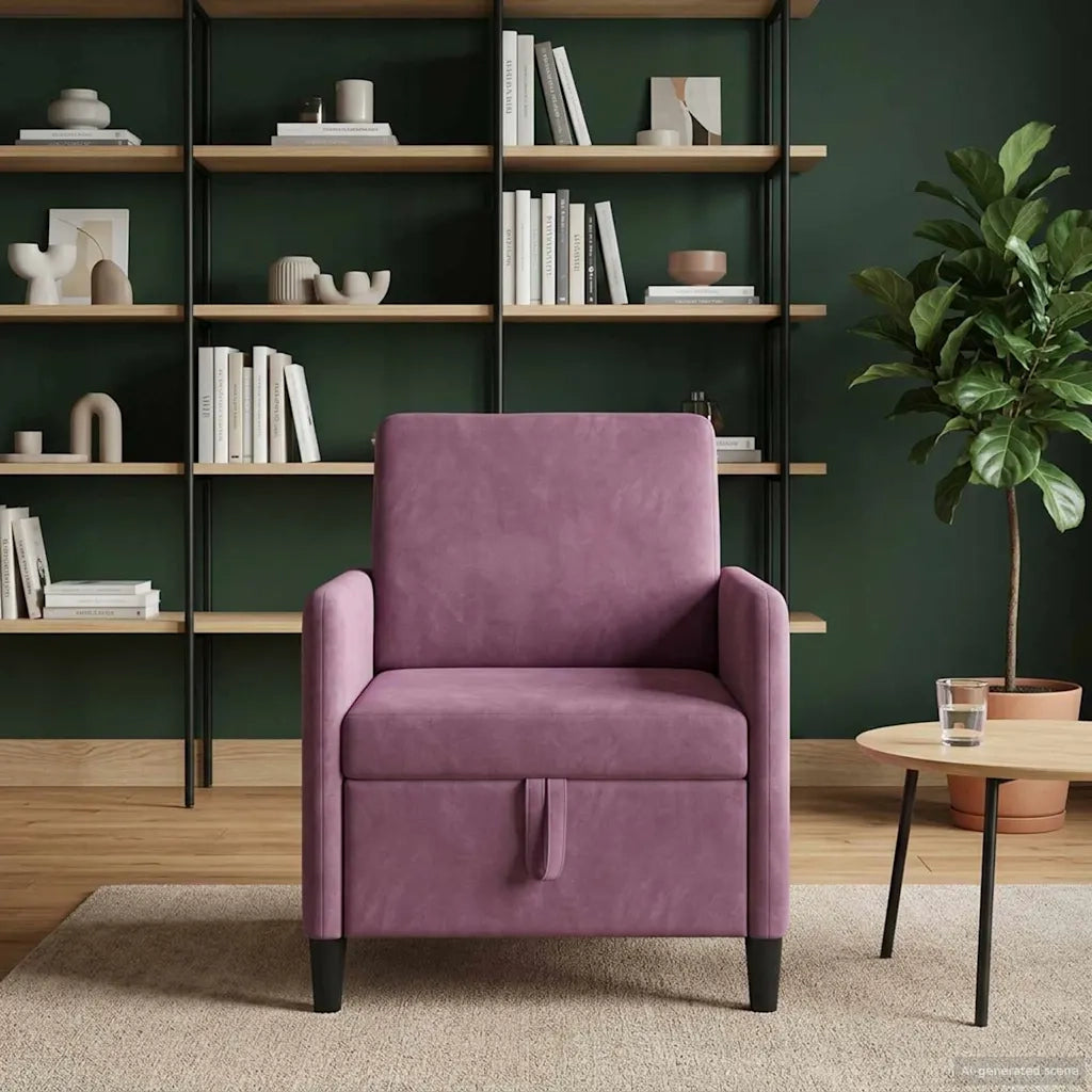 Divano con Storage Viola 72 x 78 x 87 cm Poliestere 42036890