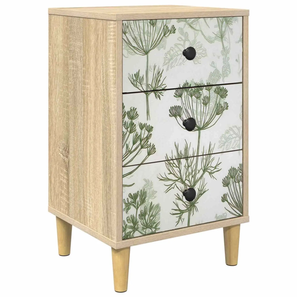 Armadio da Notte GOTHA Rovere Sonoma 36 x 33 x 60 cm 8007307