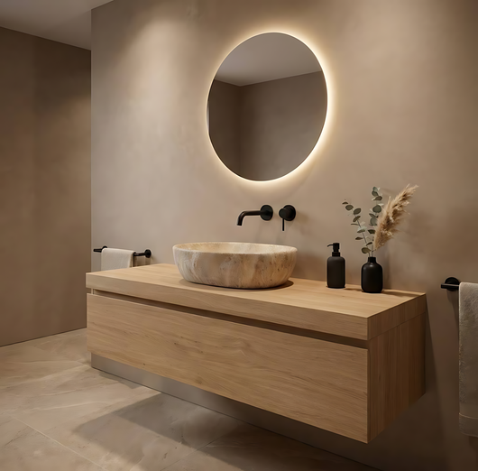 Lavabo Da Appoggio Rea Amelia Savana Matt