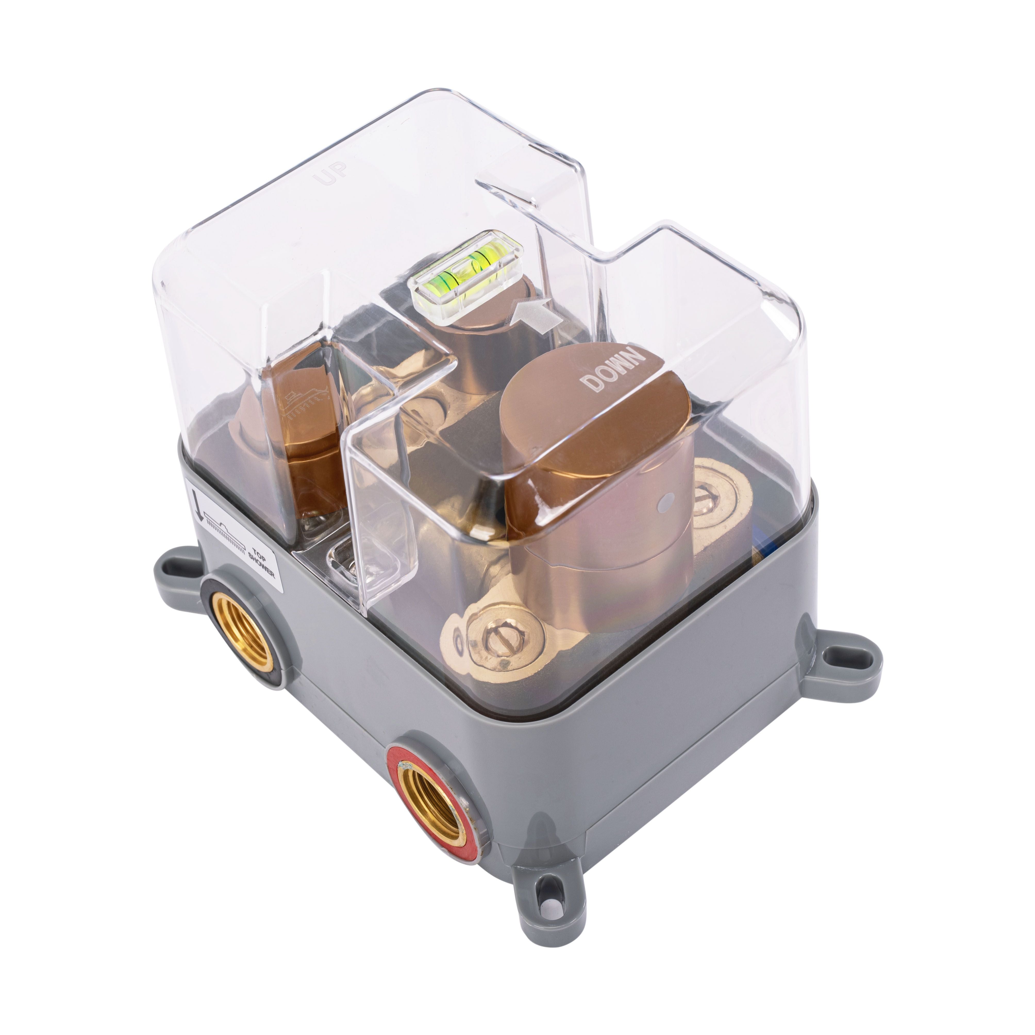 Set Doccia Da Incasso Rea Lungo Copper Brush Box