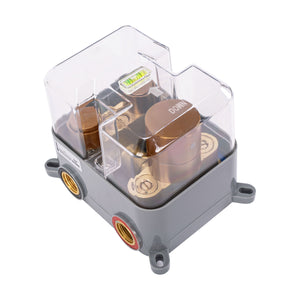 Set Doccia Da Incasso Rea Lungo Copper Brush Box