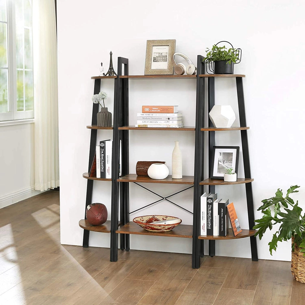 Libreria in stile rustico VALORA per soggiorno, camera da letto, ufficio - LLS44X