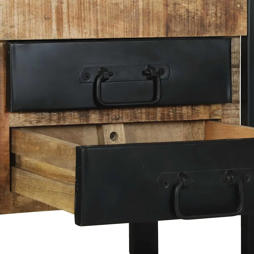 Tavolino Marrone 40 x 40 x 80 cm Legno di mango massello 4015987