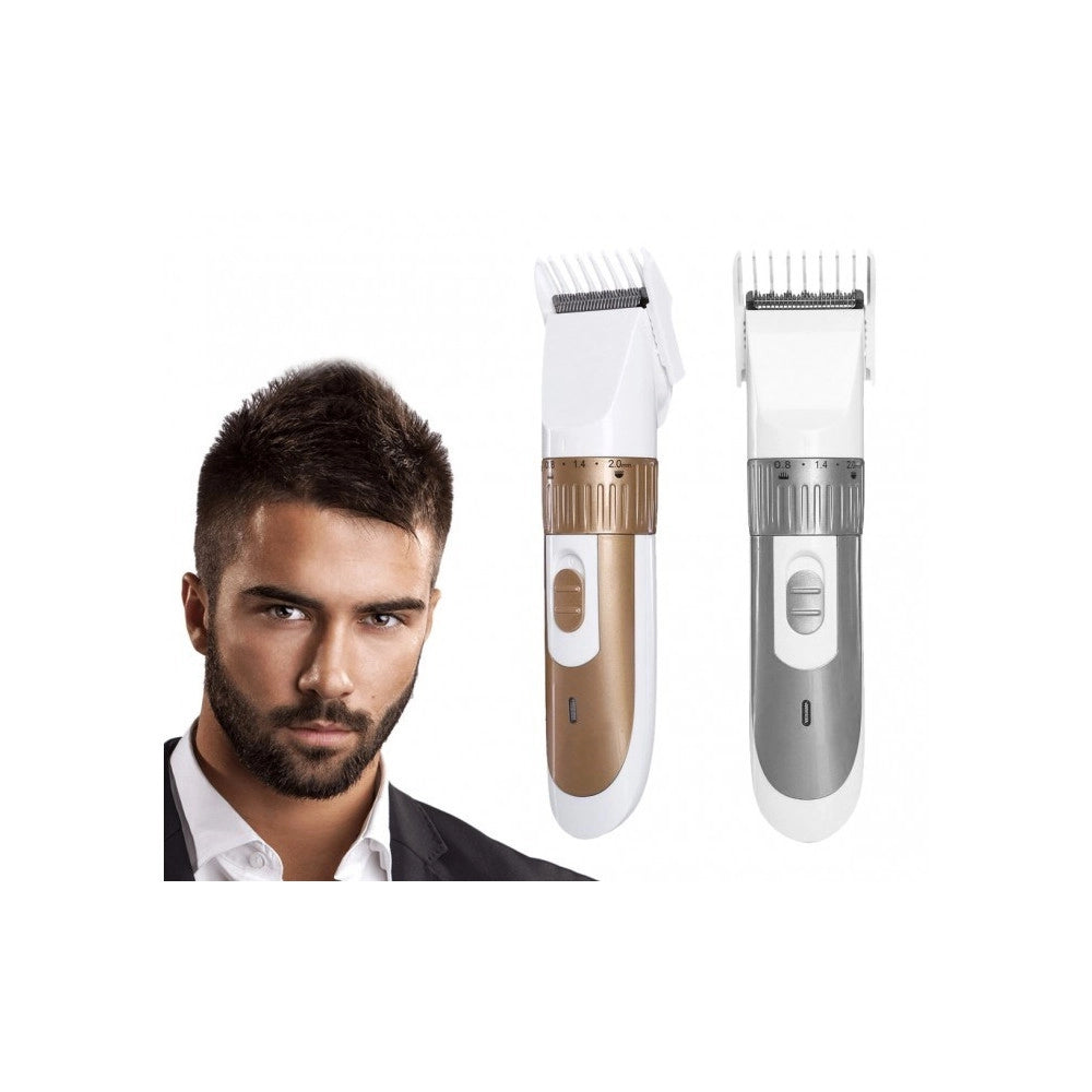 Trade Shop - Rasoio Elettrico Per Capelli E Barba Sn5900 Regolabile Da 0,8-2 Mm Con Pettine -