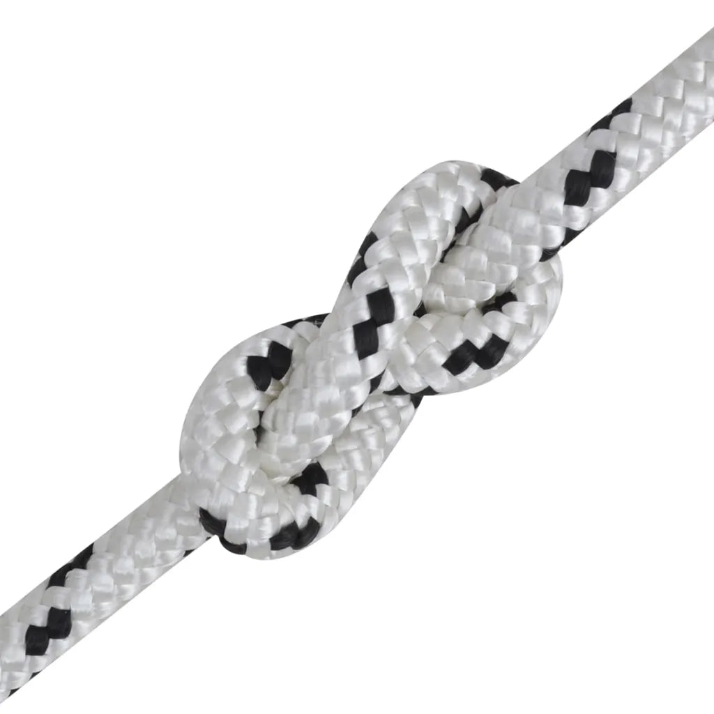 Corda Marina Intrecciata in Poliestere 6 mm 500 m Bianco 143790
