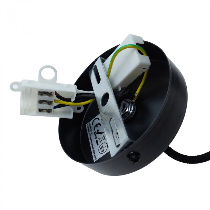 Lampada sospesa retro 1xE27 ottone nero Eco Light