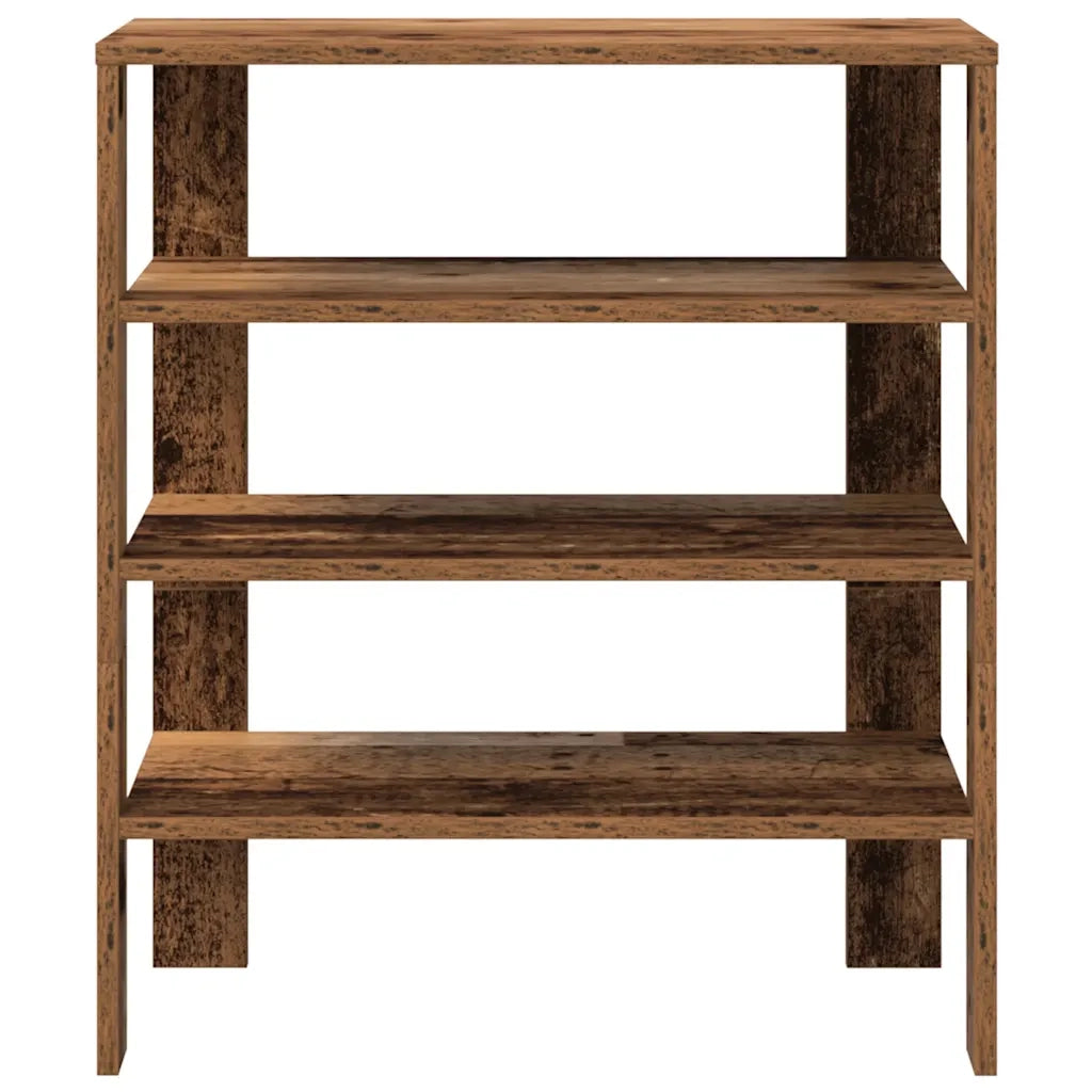 Scarpiera Legno Vecchio 61x32x70 cm in Truciolato 859849