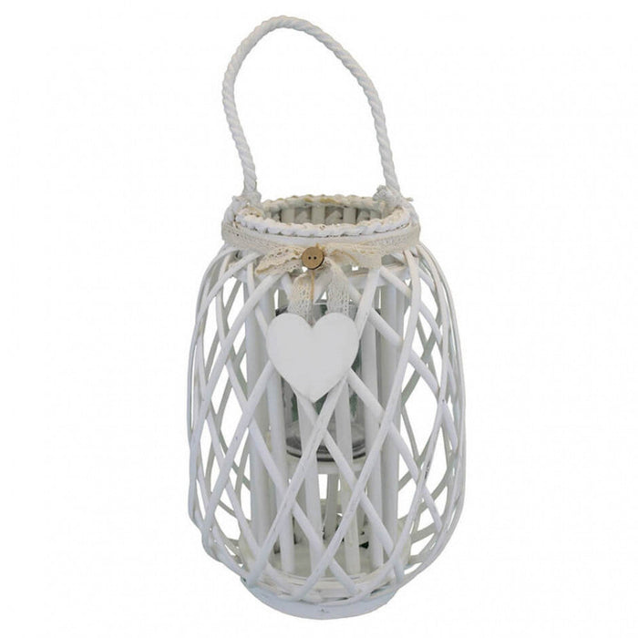 Lanterna Karine   in Vimini Bianco