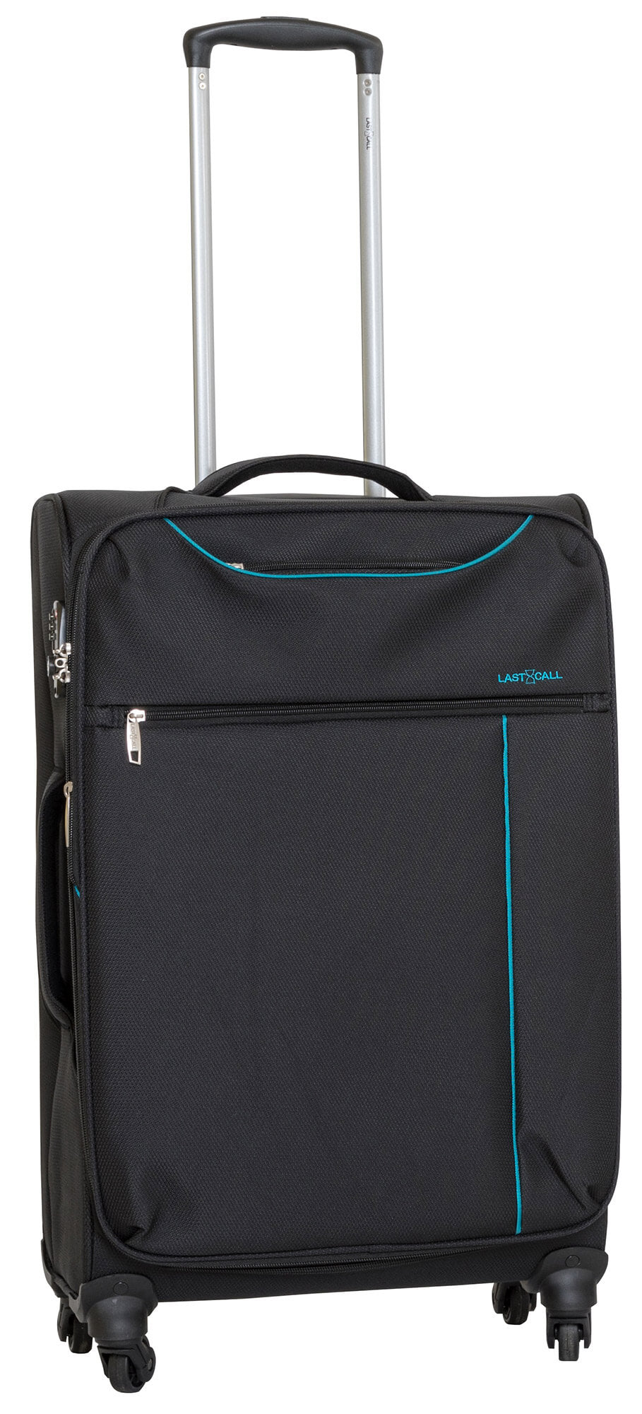 Set 2 Valigie Trolley Morbide in Poliestere 4 Ruote TSA Ravizzoni Stella Nere