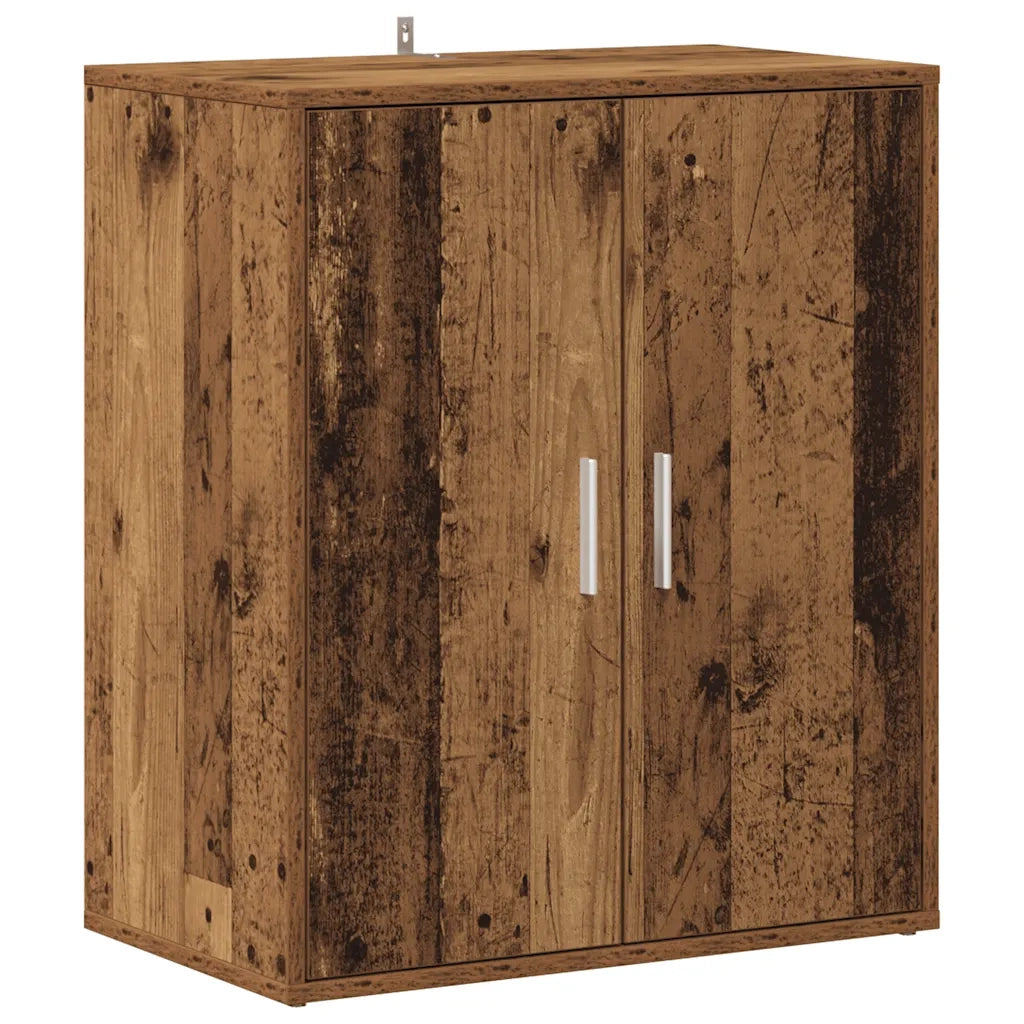 Scarpiera Legno Vecchio 60x35x70 cm in Legno Multistrato 856696