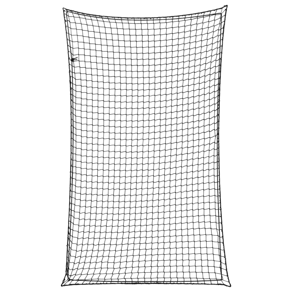 Rete di protezione per rimorchio ancoraggio per carichi portapacchi con corda elastica 25 x 15 m PP nero 02_0042183