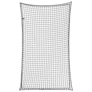 Rete di protezione per rimorchio ancoraggio per carichi portapacchi con corda elastica 25 x 15 m PP nero 02_0042183