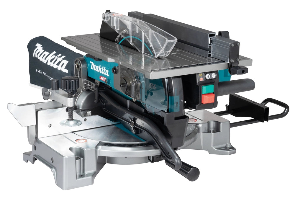 Sega combinata Makita LH001GZ 40V XGT 260 mm troncatrice e sega banco brushless