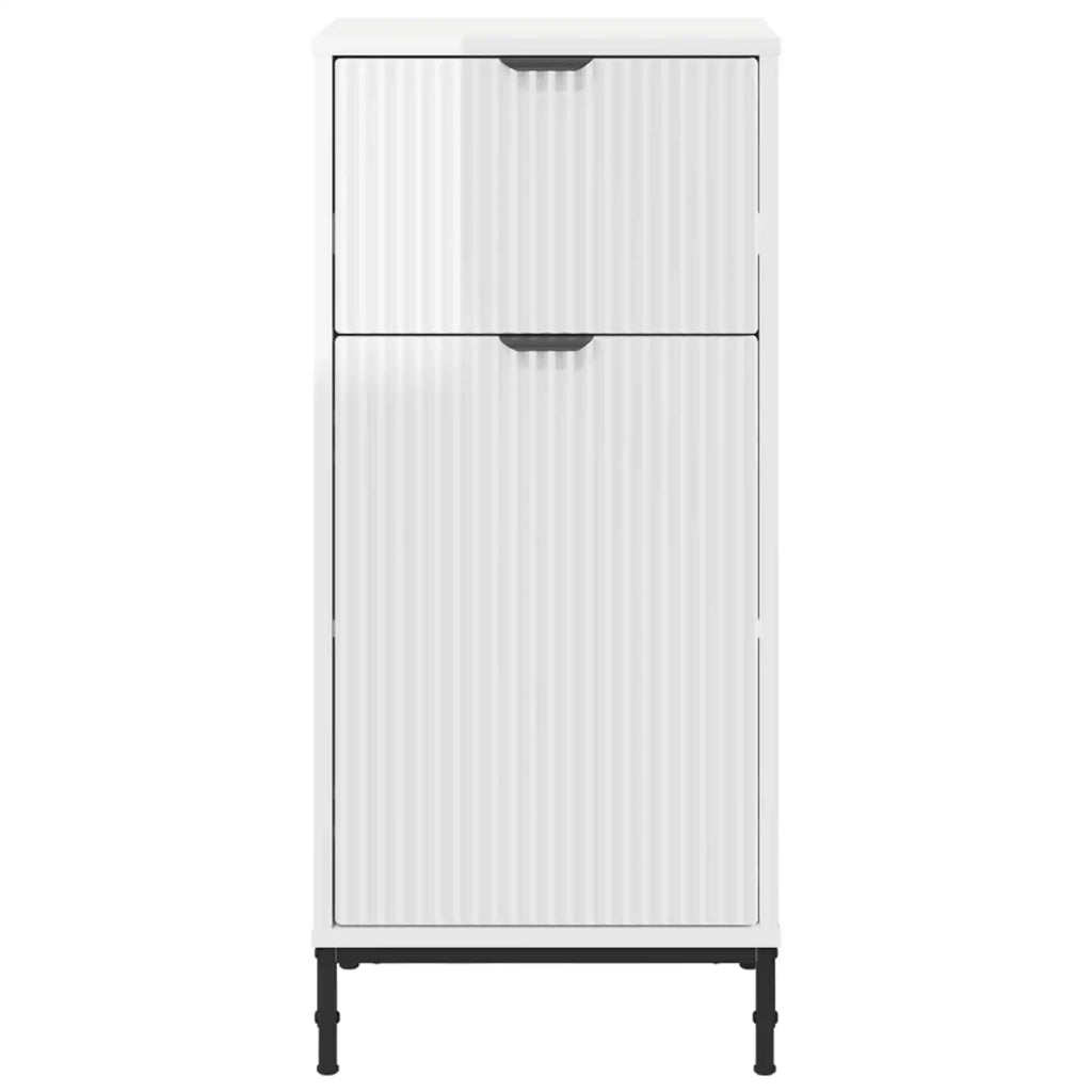 Mobile da Bagno Bianco Lucido 39,5 x 36 x 88 cm 883398