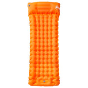 Materasso Campeggio Autogonfiabile Cuscini 1 Persona Arancio CFW8348671