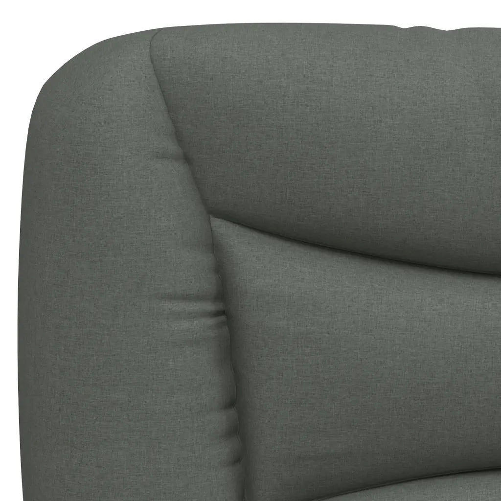 Cuscino Testiera Hvar Grigio Scuro 90 cm in Tessuto CFW2405145