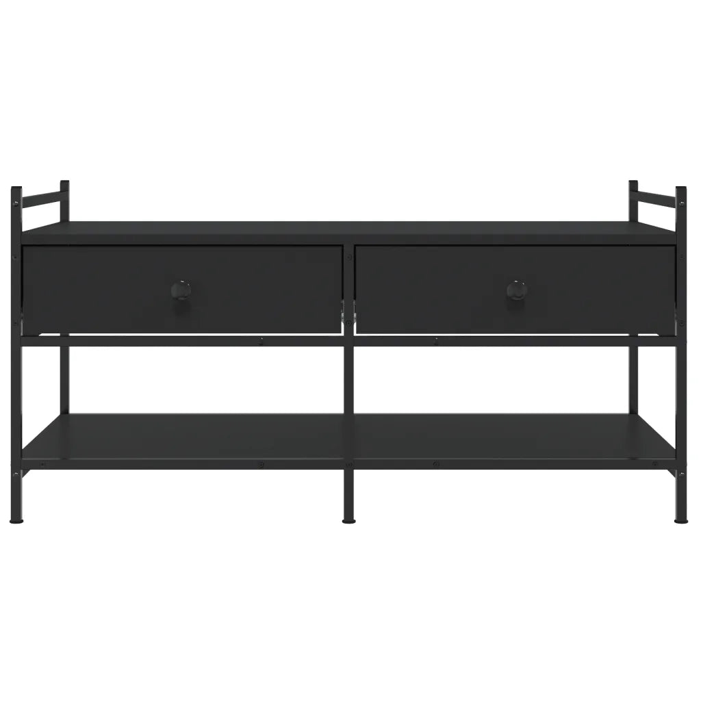 Tavolino da salotto | Tavolino da caff¨¨ | Tavolino da Soggiorno Nero 99x50x50 cm in Legno Multistrato