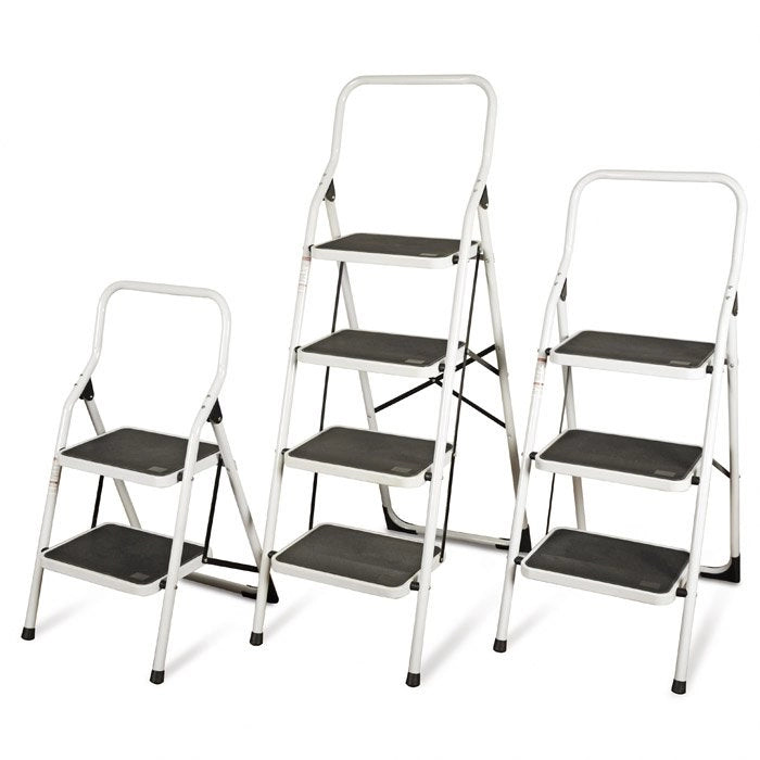 Sgabello Step Metallo 3 Scalini 123X46X7 Chiuso - Biacchi Ettore