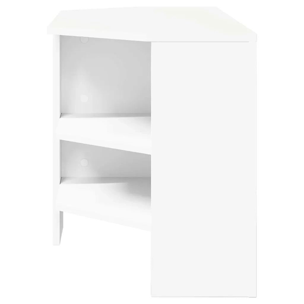MobileTVAngolare Bianco 102 x 40,5 x 45 cm Legno multistrato 889775