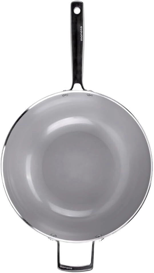 Moneta Wok 32cm 1m + 1 maniglia Armonia Finegres