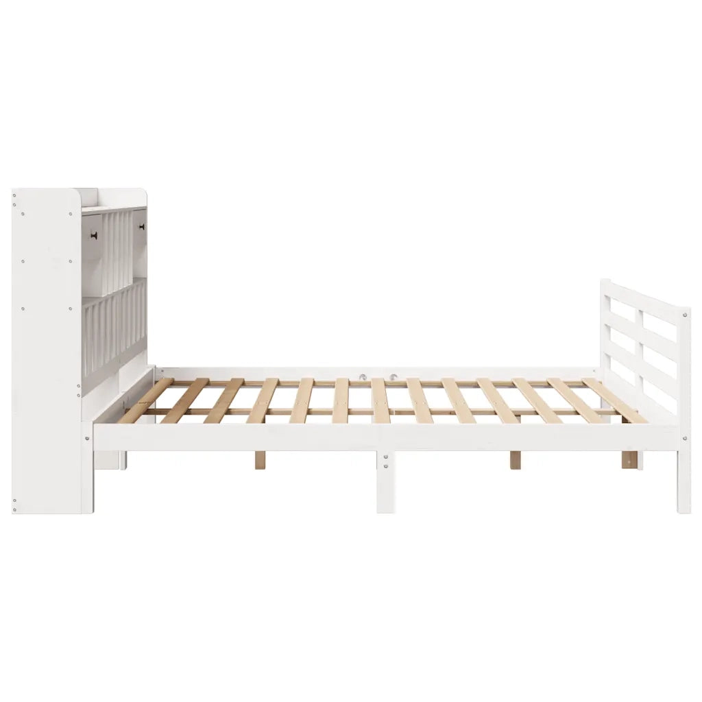 Giroletto con Libreria senza Materasso 180x200 cm in Legno Pino 3321945