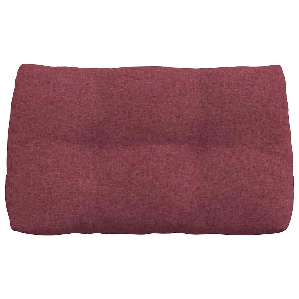 Cuscino per Schiena Rosso Vino 80 x 24 x 50 cm Tessuto 42014415