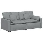 Divano Modulare con Cuscini Grigio Chiaro CFW7277662