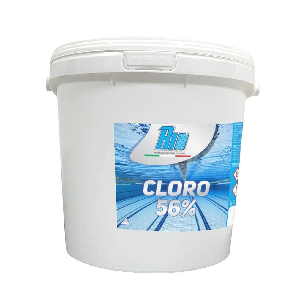Trade Shop - Secchio Di Cloro Granulare Al 56% Per Sanificazione Pulizia Delle Piscine Da 5 Kg 655479a -