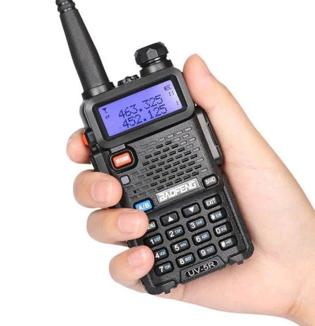 BAOFENG UV-5R VHF/UHF DUAL BAND RADIO 136-174-400-520 Mhz RICETRASMITTENTE