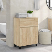 Mobiletto da bagno Rovere Sonoma 60 x 35 x 80 cm