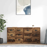 Sideboards con cassetto 2 pcs Legno vecchio 70 x 35,5 x 67,5 cm 3402665