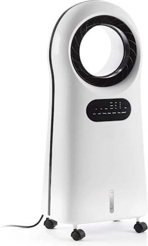 Aircooler con elementi raffreddanti - Aircooler senza tubo di scarico - 27 x 34 x 76 cm - 5 kg - 230 Volt - Bianco